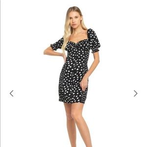 Black and white dress